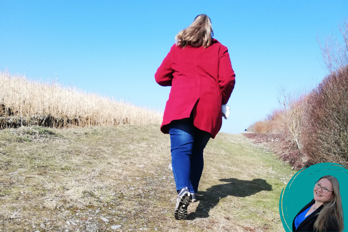 Julia Georgi beim Spaziergang Titelbild Jahresrückblick 2021